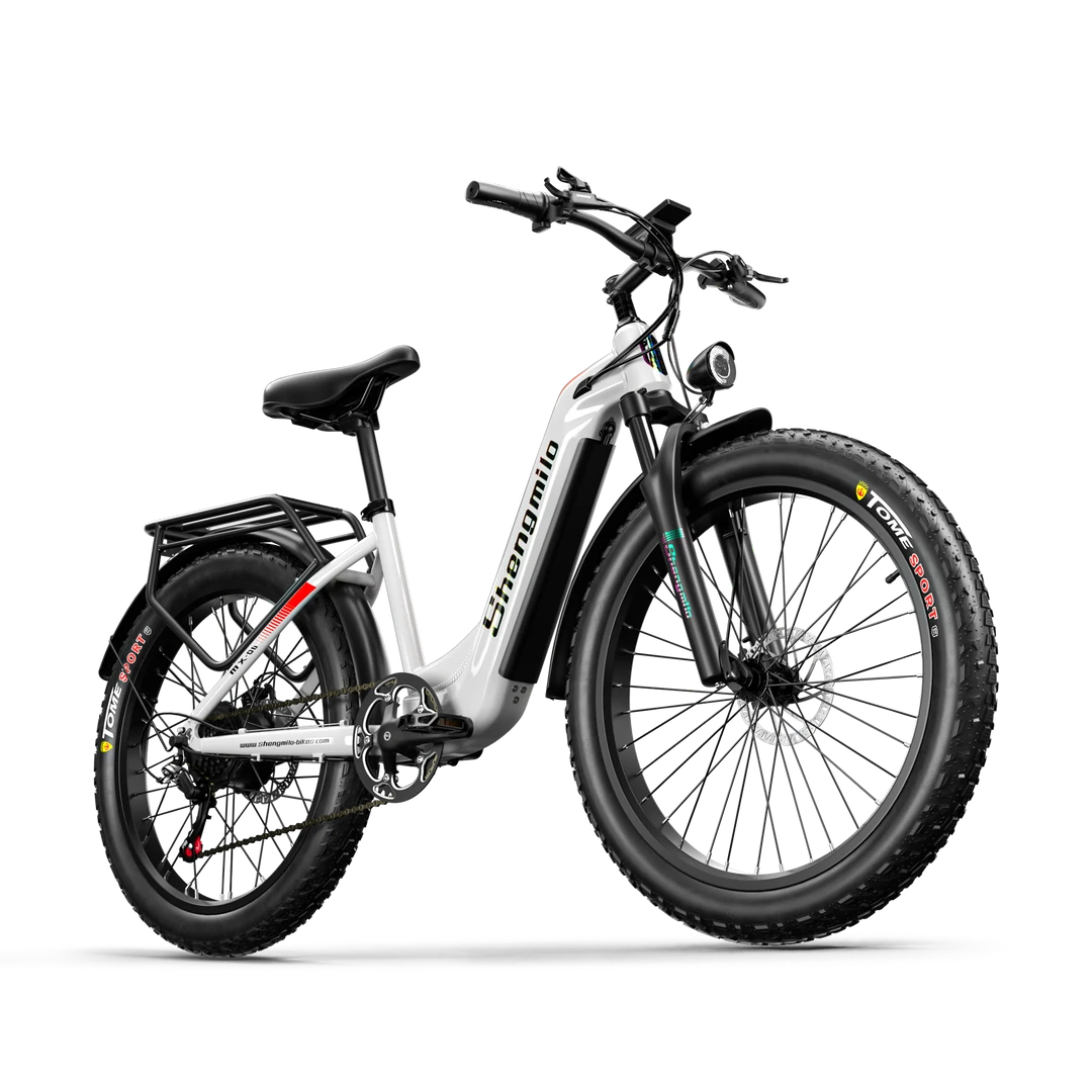 [EU Direct] SHENGMILO MX06 Electric Bike 48V 17.5AH SamsungCell Battery 500W Motors Recommended Top Speed 25KM/H 26inches Tires 60-90KM Max Mileage 150KG Max Load Electric Bicycle