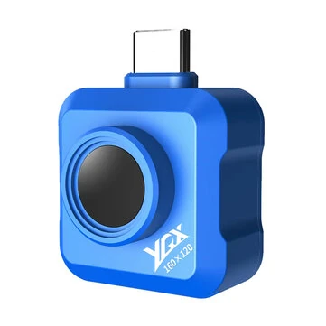 160×120 Thermal Camera for Android Infrared Thermal Imager Repair Thermographic Camera with High/Low Temperature Tracking