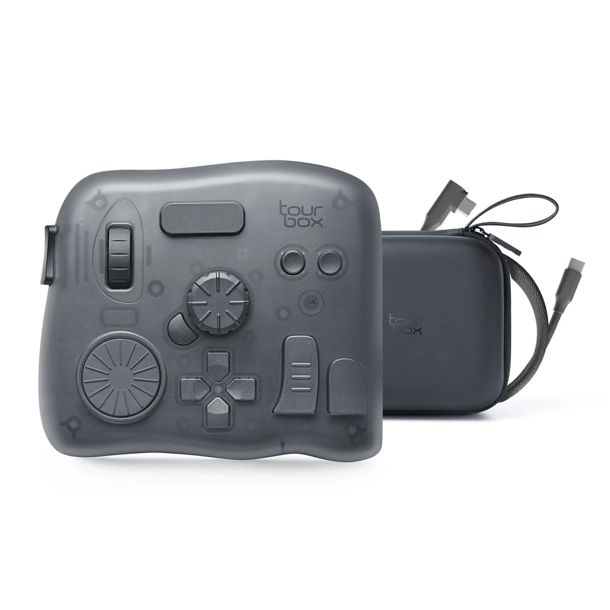 TourBox Elite Upgraded Bluetooth Controller for Photo Video Editing Color Grading Ilustration for Adobe Photoshop Lightroom Premiere Illustrator for Davinci Resolve After Effects Final Cut Pro Keyboard