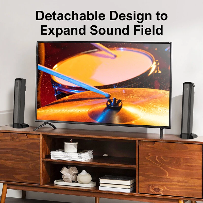 Ultimea Apollo S50 4.1CH Soundbar bluetooth Soudbar 5 Units 3 Mode Audio DSP Chip BassMax Tech Wired Soundbar Detachable Desktop Speaker