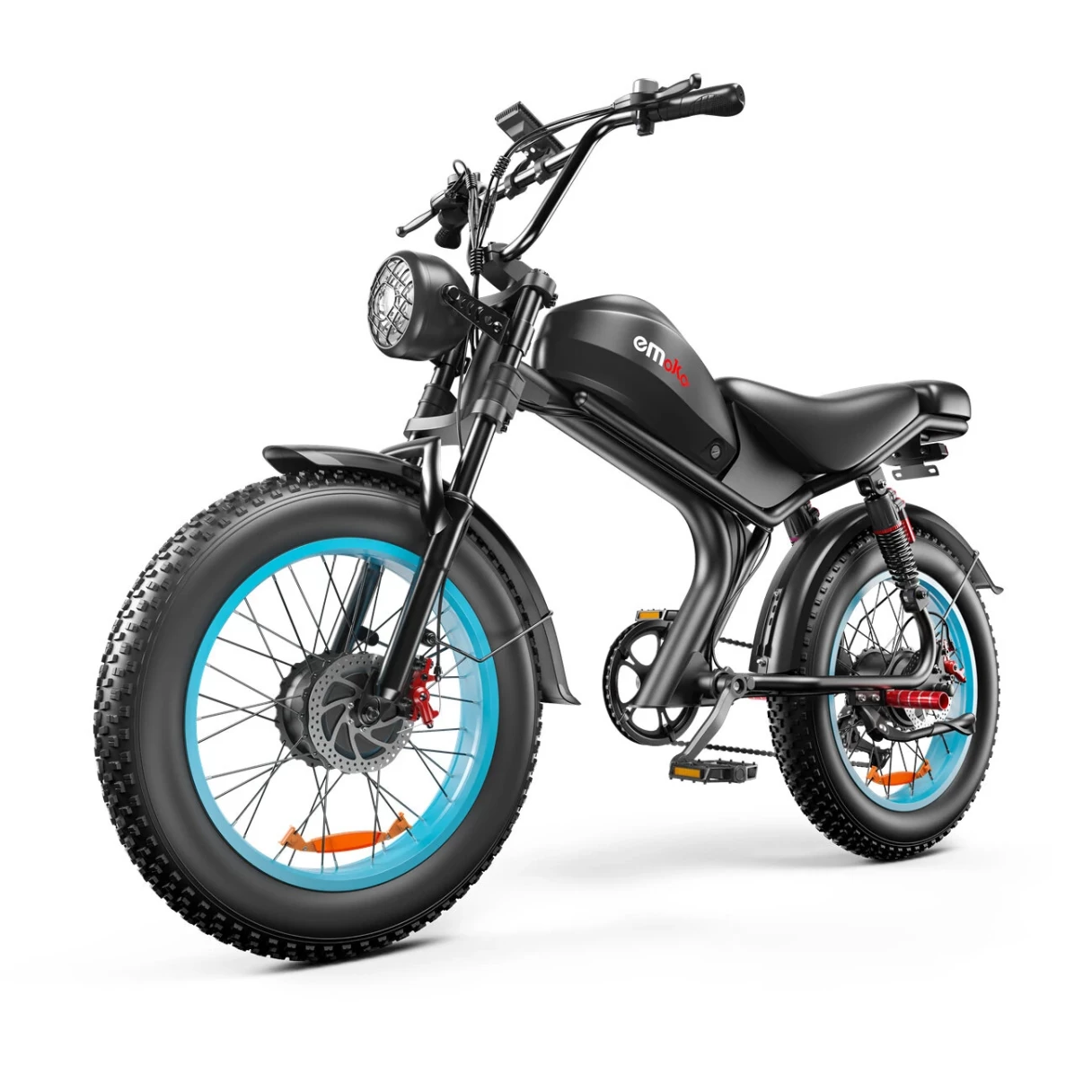 [EU Direct] EMOKO C93 Electric Bike 48V 23AH Battery 1000W*2 Dual Motors Recommended Top Speed 25KM/H 20inches Tires 80-150KM Max Mileage Range 180KG Max Load Electric Bicycle
