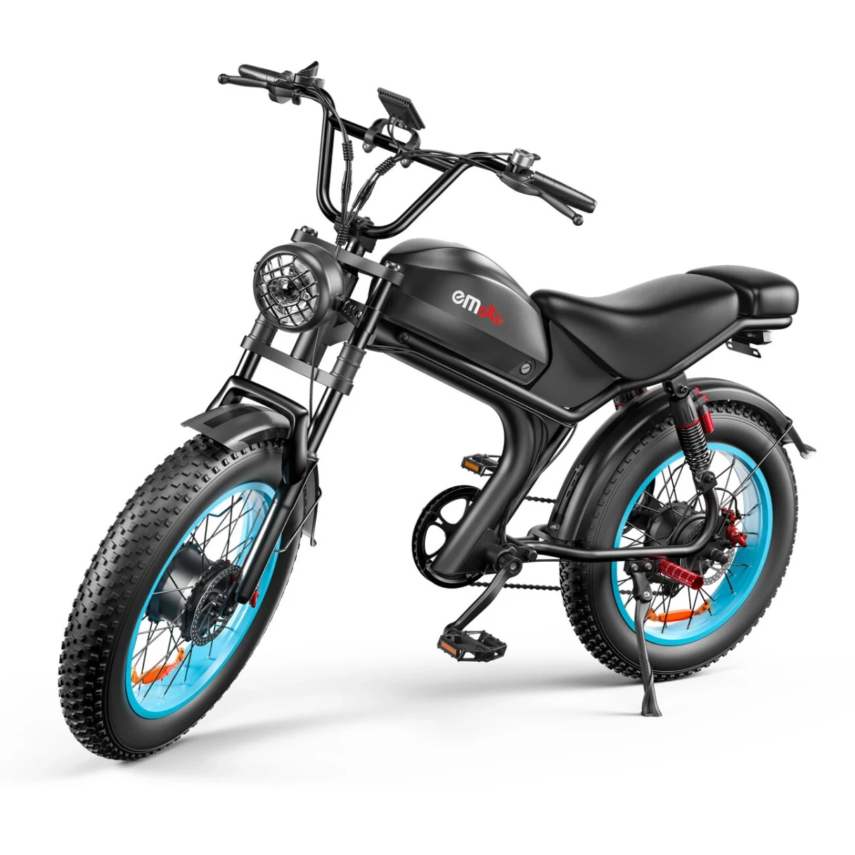 [EU Direct] EMOKO C93 Electric Bike 48V 23AH Battery 1000W*2 Dual Motors Recommended Top Speed 25KM/H 20inches Tires 80-150KM Max Mileage Range 180KG Max Load Electric Bicycle