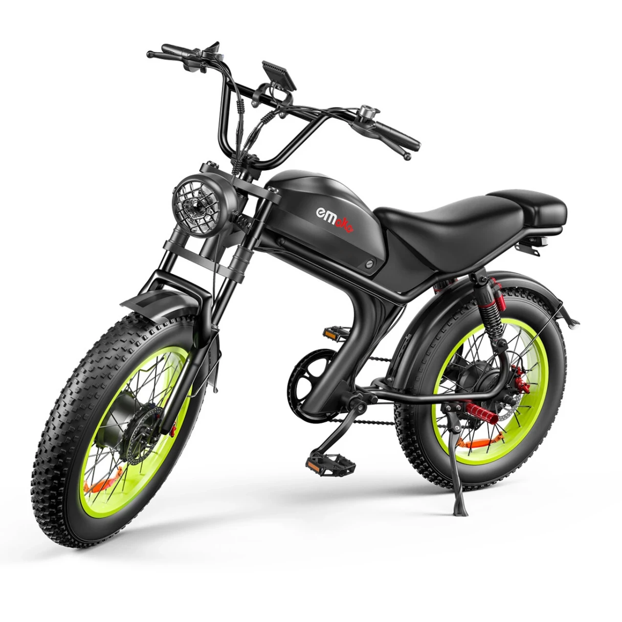 [EU Direct] EMOKO C93 Electric Bike 48V 23AH Battery 1000W*2 Dual Motors Recommended Top Speed 25KM/H 20inches Tires 80-150KM Max Mileage Range 180KG Max Load Electric Bicycle