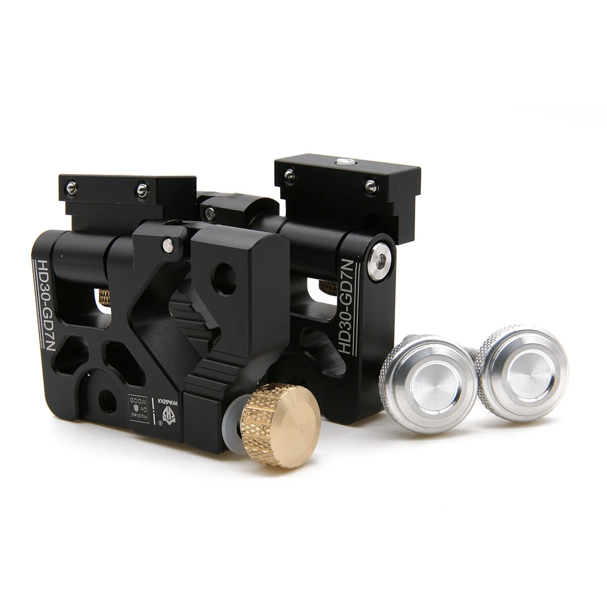 HONGDUI Hooked On Wood 2pcs Folding Guide Rail Clamp HD30-GD7N Bench Dog Flip Clamps Folding Rail Clip For MFT System