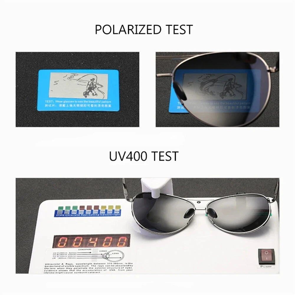 Vintage Classic Fashion Pilot Sunglasses Men UV400 Protection Eyeglasses for Outdoor Beach Sports Driving Cycling