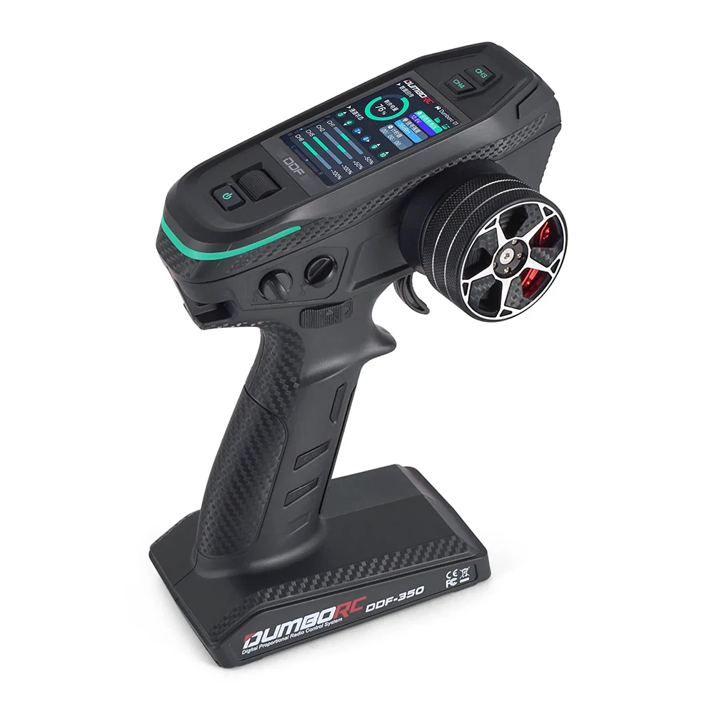 DumboRC DDF-350 2.4GHz 10CH HD LCD Screen Digital Radio Transmitter with P10F/P10FG/P4FM/P4FMG/P6DC/P6DCG Receiver For RC Airplane Car Boat Tank