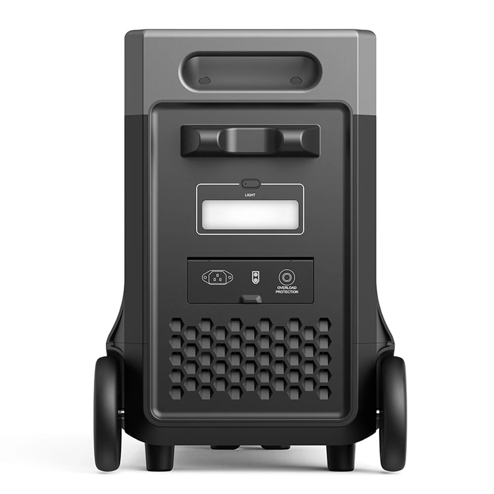 [EU Direct] Aferiy P310 Portable Power Station 3840Wh LiFePO4 Solar Generator 3600W AC Output, UPS Pure Sine Wave Fully Recharge in 1.5 Hours 13 Output Ports, LCD Screen with Rolling Wheels EU Plug