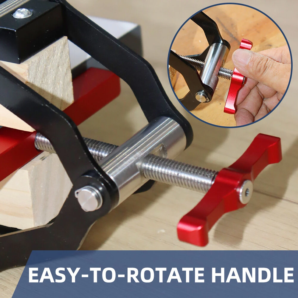 ENJOYWOOD 4-Way Panel Clamp Wood Gluing Clamp Four-Way Pressure Cabinet Clamps For Woodworkers / Cabinet and Furniture Makers