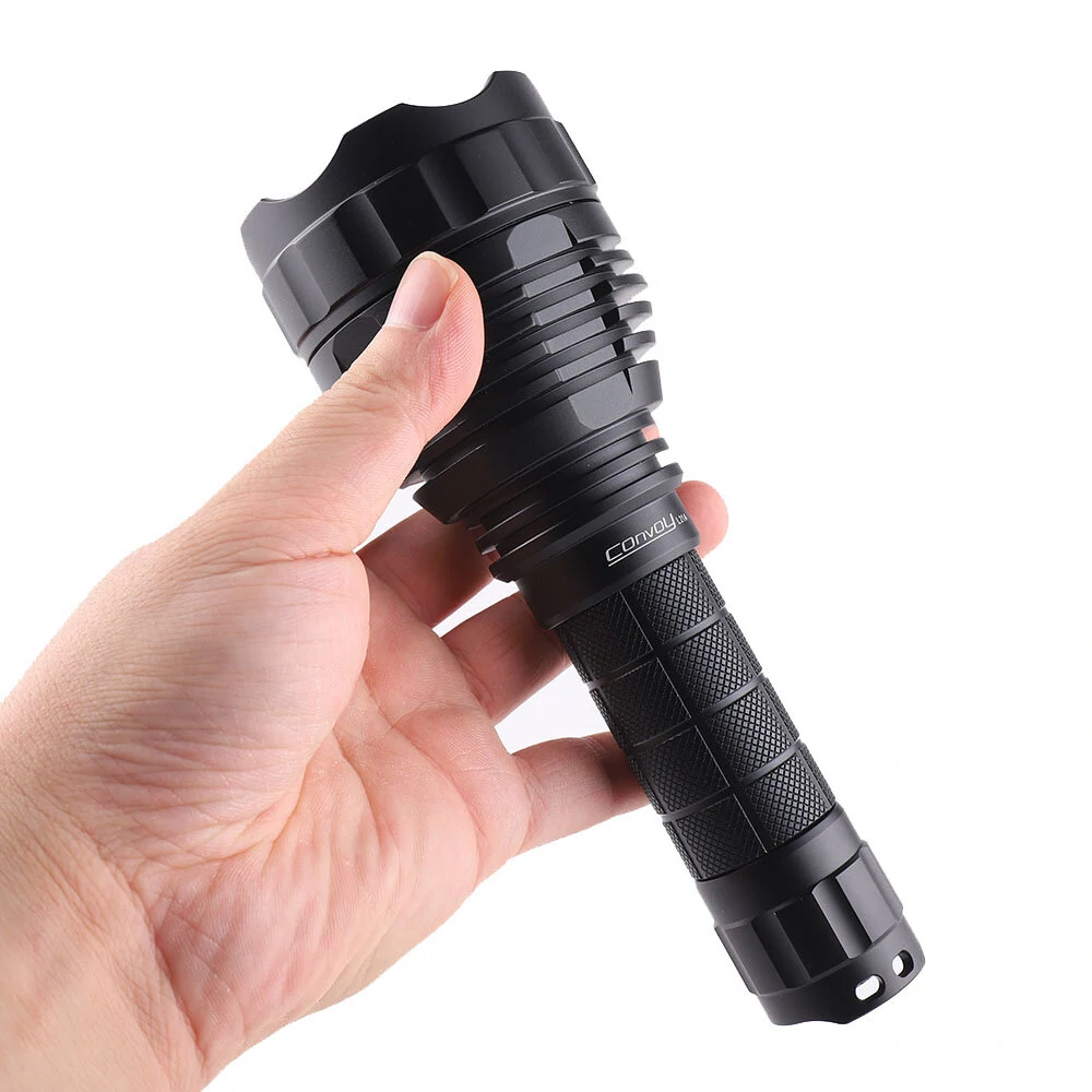 Convoy L21A SBT90.2 Max 18A FET Powerful LED Flashlight 1148M Long Range 12 Groups LED Torch Camping Searching Lamp 21700