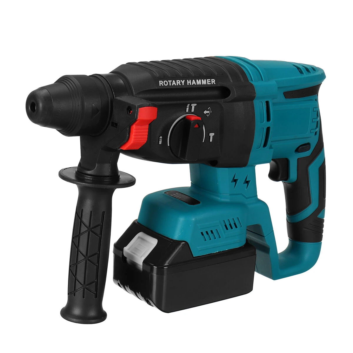 Drillpro Multi-Tool Combo Kit with 800N.m Electric Wrench 125mm Angle Grinder High Speed Electric Drill and Four-function Rotary Hammer