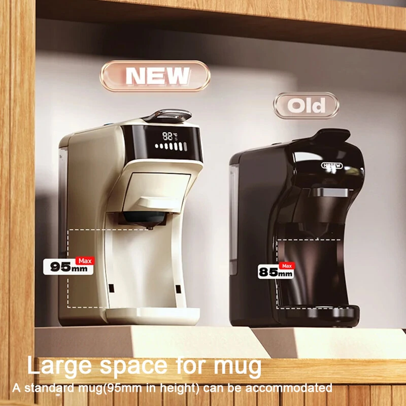 [EU Direct] HiBREW H1B 6in1 Capsule Coffee Machine Hot/Cold Multiple Espresso Cafetera Cappuccino Coffee Maker DG Capsules NS Capsules Powder