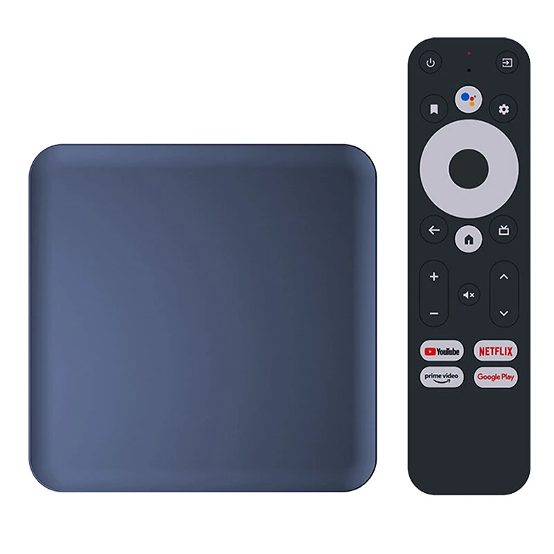 Dcolor GD2 2GB+32GB 4K GTV TV Box Netflix+Google Certified S905Y4-B Quad-core Support 2.4G/5G WiFi & bluetooth-compatible Smart Android 12.0 Set Top Box with bluetooth Remote