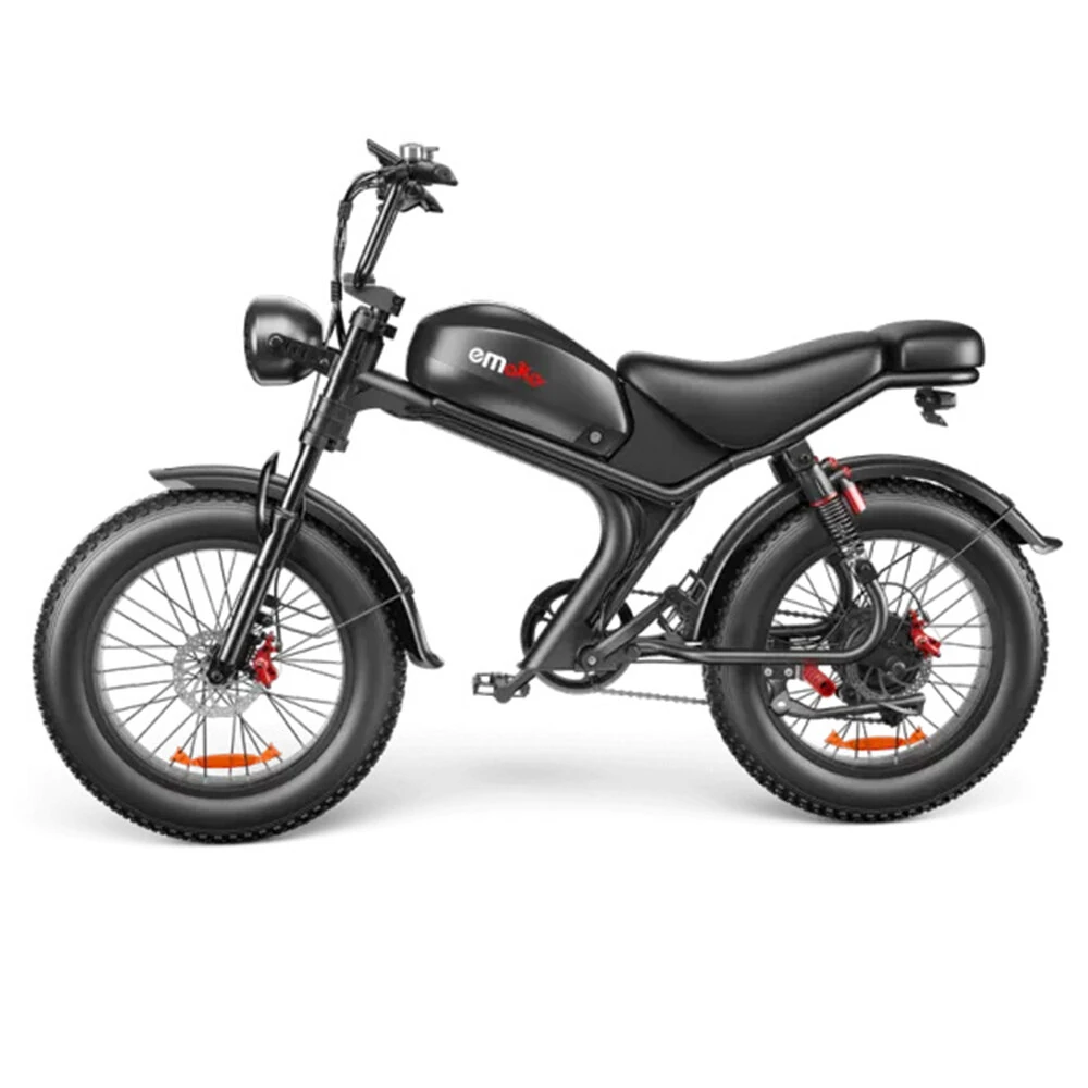 [EU DIRECT] Emoko C93 Electric Bike 48V 20AH Battery 1000W Motor Recommended Top Speed 25KM/H 20inch Tires 80-125KM Max Mileage 180KG Max Load Electric Bicycle