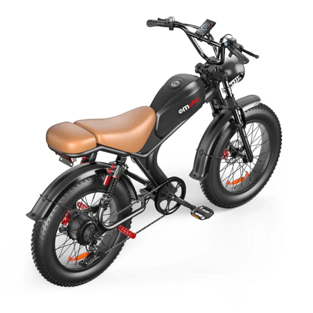 [EU DIRECT] Emoko C93 Electric Bike 48V 20AH Battery 1000W Motor Recommended Top Speed 25KM/H 20inch Tires 80-125KM Max Mileage 180KG Max Load Electric Bicycle