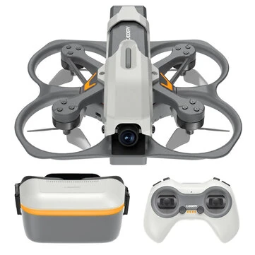 CADDXFPV Protos HD 2S F4 12A Cinewhoop RC FPV Racing Drone RTF with Ascent Goggles Alink Remote Controller for Beginners