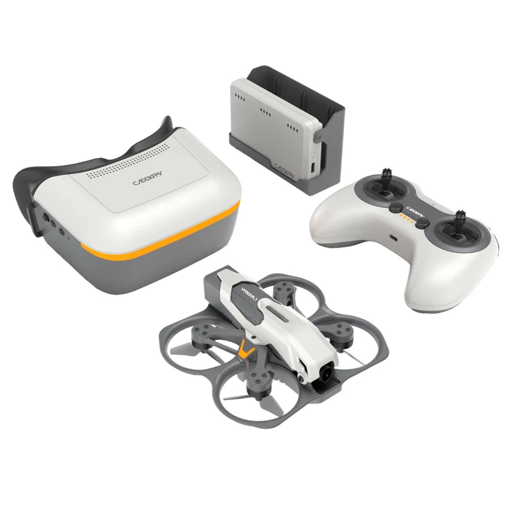 CADDXFPV Protos HD 2S F4 12A Cinewhoop RC FPV Racing Drone RTF with Ascent Goggles Alink Remote Controller for Beginners