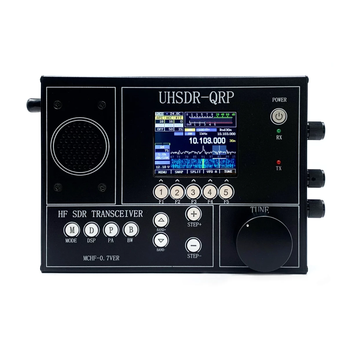 MCHF Shortwave Radio/MCHF V0.7 UHSDR-QRP 1.8-30Mhz HF SDR Transceiver CW SSB AM FM Radio