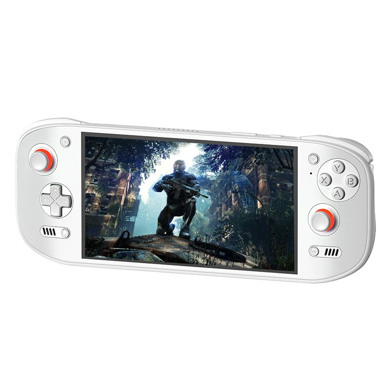 [12+512G] AMPOWN Ayn Odin 2 Portal Handheld Game Console 3D Curved Touch Glass Cover Snapdragon 8 Gen 2 Android 13 4K Output Active Cooling 8000mAh Battery 12G+512G Portable Game Player Device