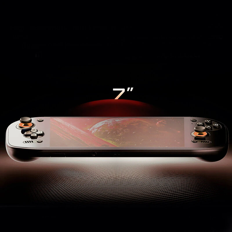 [12+512G] AMPOWN Ayn Odin 2 Portal Handheld Game Console 3D Curved Touch Glass Cover Snapdragon 8 Gen 2 Android 13 4K Output Active Cooling 8000mAh Battery 12G+512G Portable Game Player Device