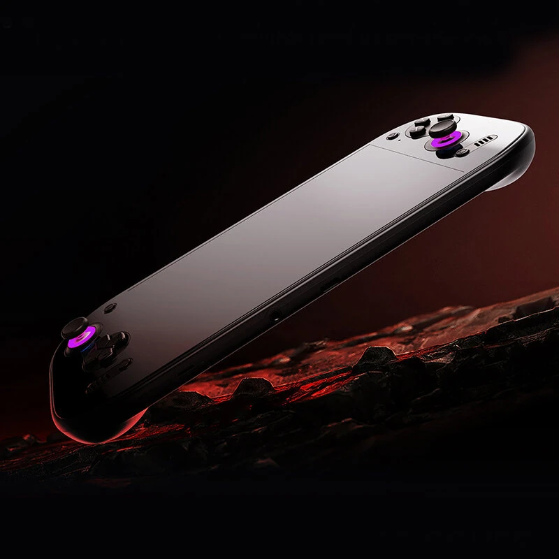 [12+512G] AMPOWN Ayn Odin 2 Portal Handheld Game Console 3D Curved Touch Glass Cover Snapdragon 8 Gen 2 Android 13 4K Output Active Cooling 8000mAh Battery 12G+512G Portable Game Player Device