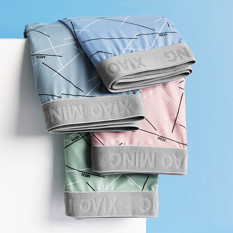 5pcs Men Boxer Briefs Thin Breathable Comfy Quick Drying Stretchy Boxer Underwear Shorts Male Sports Underpants Panties Boxershorts