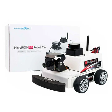 Yahboom Raspberry Pi 5 ROS2 Robot Car Kit with TOF Lidar Support AI Visual Recognition SLAM Mapping Navigation Electronic Education Set
