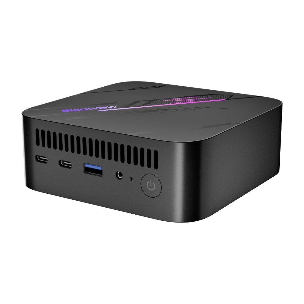 Blackview MP100 AMD Ryzen 7 5700U 8 Cores Mini PC 16GB /32GB DDR4 512GB/1TB SSD Windows 11 Home WIFI 6 BT5.2 HD 4K Triple Screen Display Mini Computer