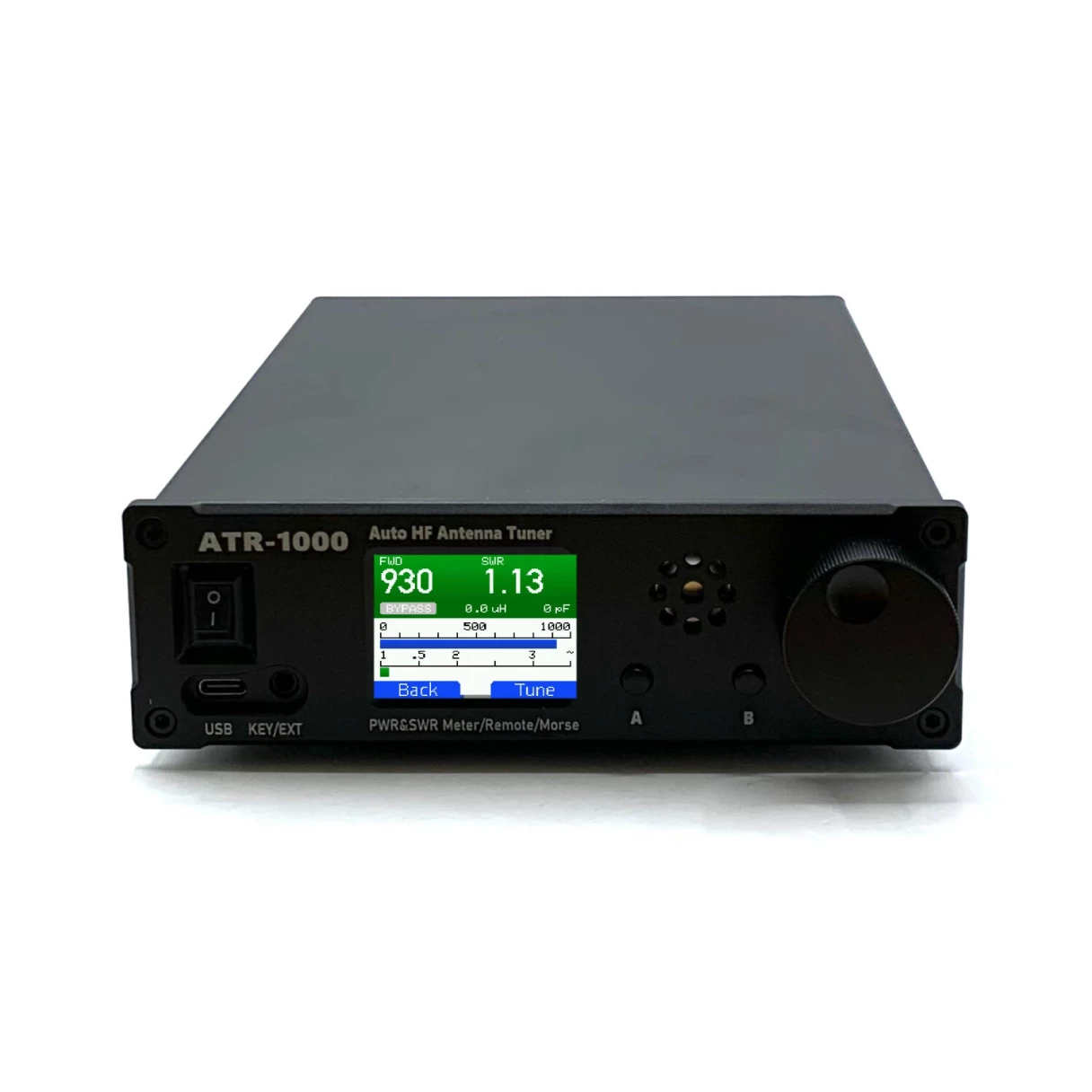 AMNVOLT ATR1000 1000W 1.8-30MHz Automatic Antenna Tuner HF Shortwave Radio Tuner Supports WIFI Remote Control For YAESU ICOM