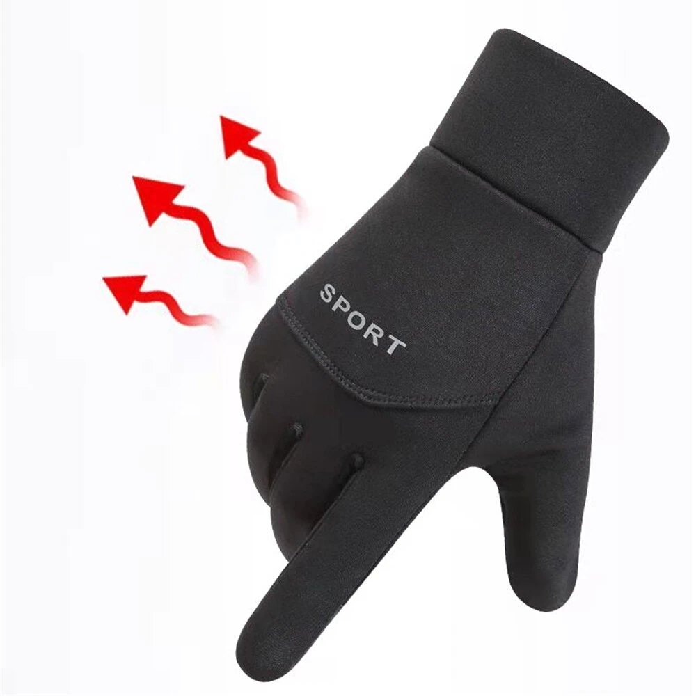 XANES Winter Cycling Gloves for Men Women Touchscreen Thermal Windproof Fleece Motorcycle Gloves Warm Thick Driving Skiing Gloves