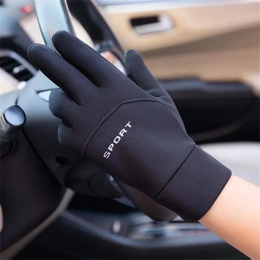 XANES Winter Cycling Gloves for Men Women Touchscreen Thermal Windproof Fleece Motorcycle Gloves Warm Thick Driving Skiing Gloves