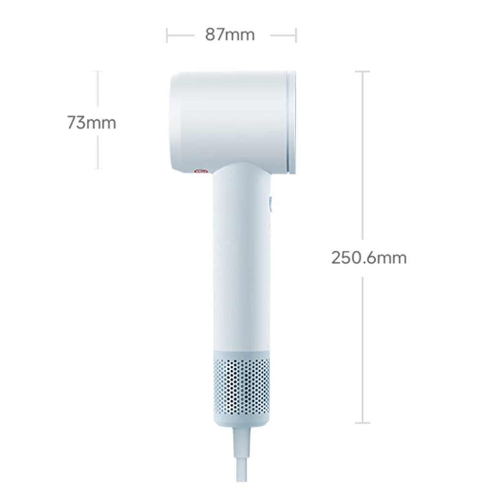 XIAOMI Mijia GSHF04LF High Speed Hair Dryer 200 Million Negative Ions Wind 62m/s 1600W 110,000 rpm Lightweight Quiet Operation for Home