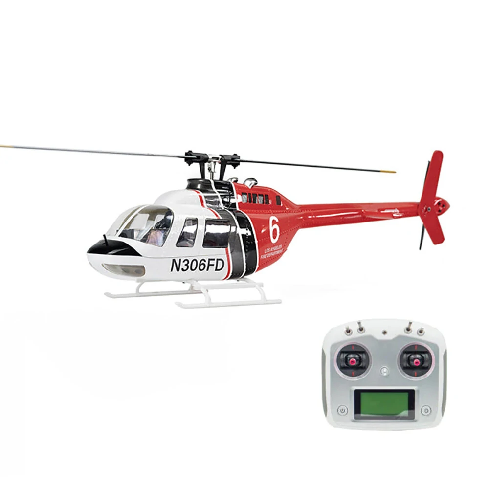 FLY WING Bell 206 V3  470 CLASS RC Helicopter With H1 / ACE Flight Control System GPS PNP / RTF