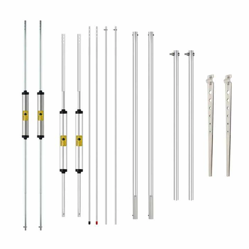 750V Shortwave V Antenna High Efficiency Low Noise 5 Bands 7M-14M-21M-28M/29M-50M 2000W PEP 1.5 VSWR for Ham Radio