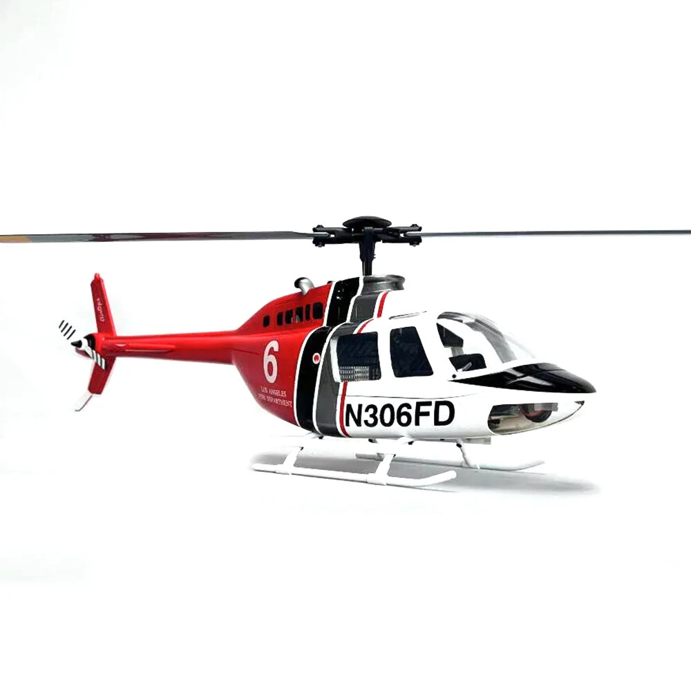 ROBAN Bell-206 450 Class 2.4G 11CH GPS Stabilized Scale Flybarless RC Helicopter RTF With X1 Flight Controller