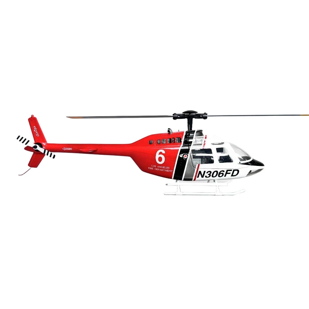 ROBAN Bell-206 450 Class 2.4G 11CH GPS Stabilized Scale Flybarless RC Helicopter RTF With X1 Flight Controller