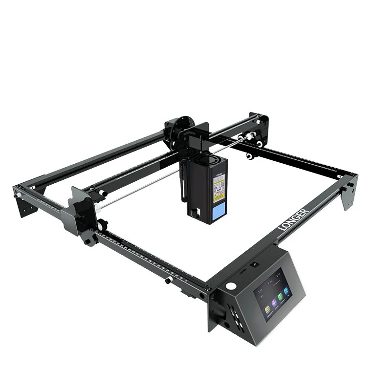 [EU/US Direct] LONGER RAY5 20W Laser Engraver Cutter, Fixed Focus, 0.08*0.1mm Laser Spot, Color Touchscreen, 32-Bit Chipset, Support APP Connection, Working Area 375*375mm