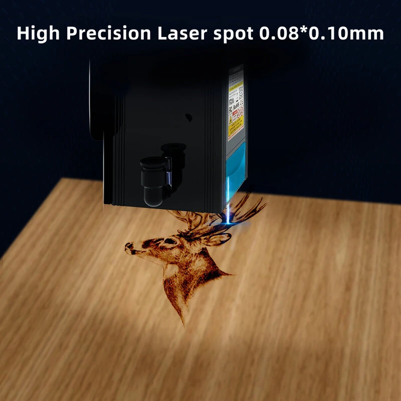 [EU/US Direct] LONGER RAY5 20W Laser Engraver Cutter, Fixed Focus, 0.08*0.1mm Laser Spot, Color Touchscreen, 32-Bit Chipset, Support APP Connection, Working Area 375*375mm