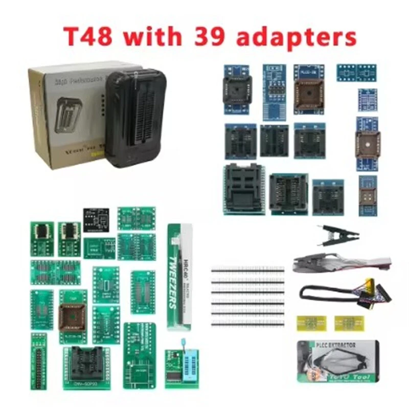 TL866 T48 Universal Programmer USB Multi-Interface Support 31000 Plus Chips NAND EMMC AVR PIC Adapter
