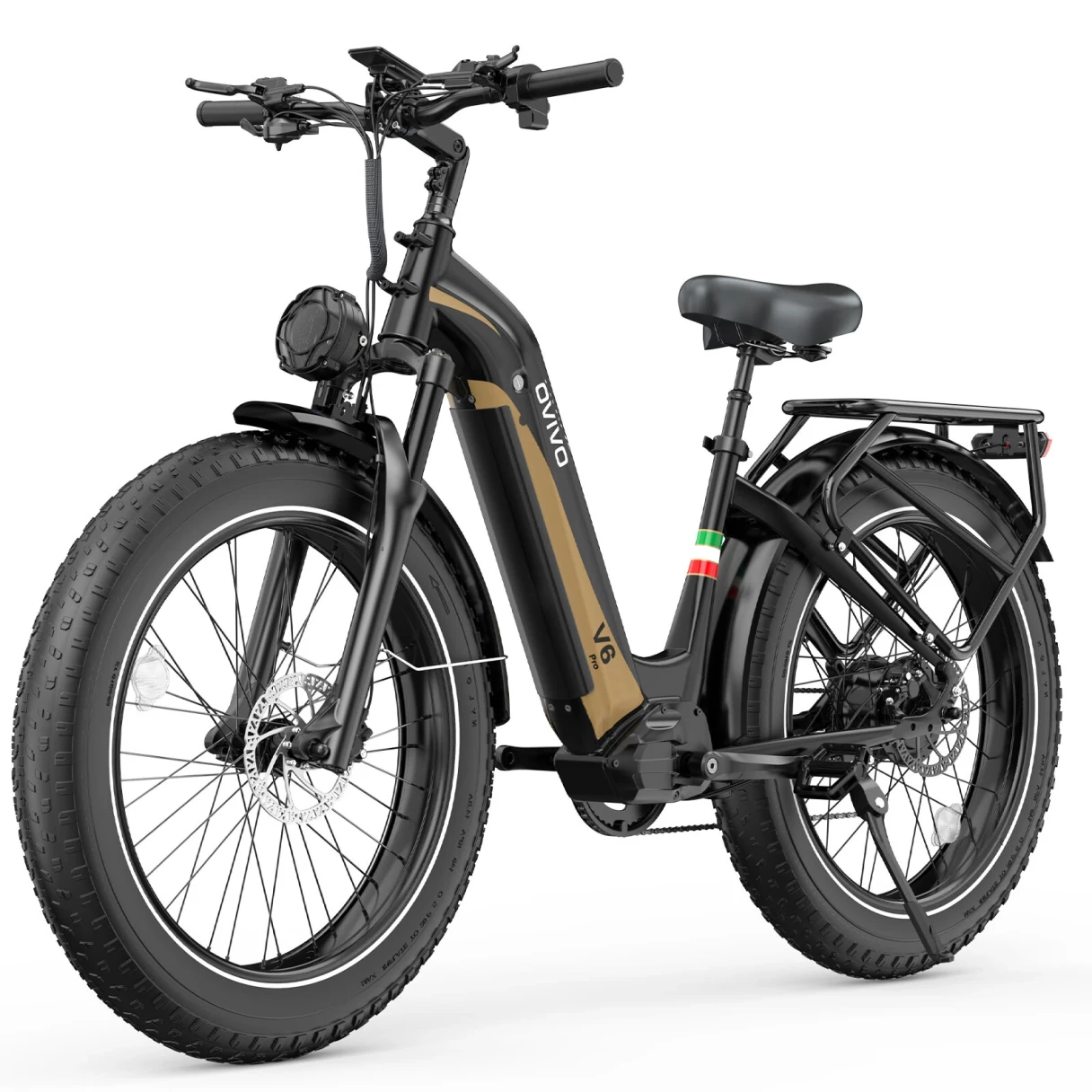 [EU DIRECT] OVIVO V6 PRO Electric Bike 48V 20Ah Battery 250W BAFANG Motor Top Speed 25KM/H 26inch Tires 120-150KM Mileage Range 100KG Max Load Electric Bicycle