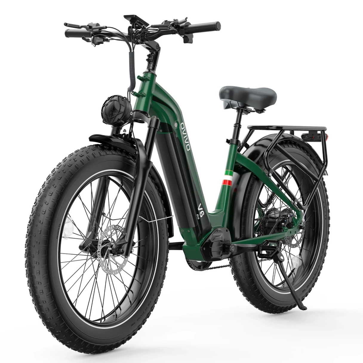 [EU DIRECT] OVIVO V6 PRO Electric Bike 48V 20Ah Battery 250W BAFANG Motor Top Speed 25KM/H 26inch Tires 120-150KM Mileage Range 100KG Max Load Electric Bicycle