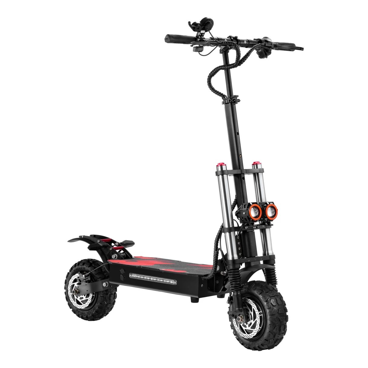 [EU DIRECT] BOYUEDA S3-11 Electric Scooter With Seat 38Ah 6000W Recommended Top Speed 25KM/H 60V Oil Brake 11 Inch Electric Scooter 150-200Kg Max Load 100Km Range EU Direct USA Direct
