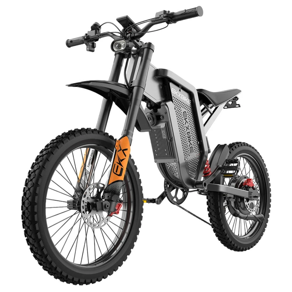 [EU DIRECT] EKXBIKE X21 Max Electric Bike 60V 30AH Battery 3000W Motor 19inch MTB Tires 90KM Max Mileage 150KG Max Load Mountain Electric Bicycle