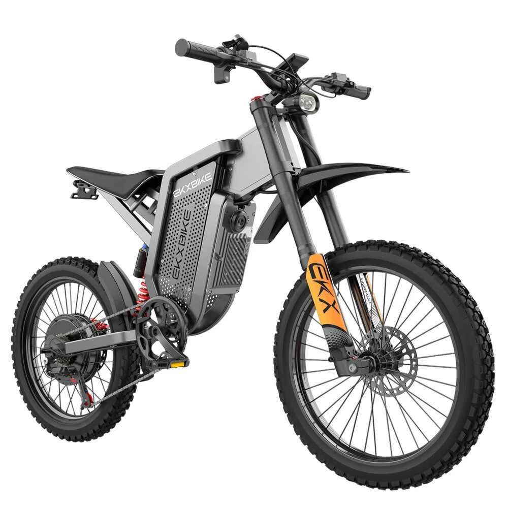 [EU DIRECT] EKXBIKE X21 Max Electric Bike 60V 30AH Battery 3000W Motor 19inch MTB Tires 90KM Max Mileage 150KG Max Load Mountain Electric Bicycle