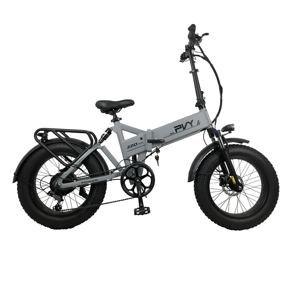 [EU DIRECT] PVY Z20 PLUS 1000 Electric Bike 48V 16Ah Battery 1000W Motor 20*4.0inch Fat Tires 80-120KM Mileage Range 150KG Max Load Folding Electric Bicycle