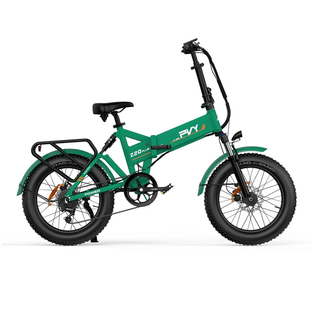 [EU DIRECT] PVY Z20 PLUS 1000 Electric Bike 48V 16Ah Battery 1000W Motor 20*4.0inch Fat Tires 80-120KM Mileage Range 150KG Max Load Folding Electric Bicycle