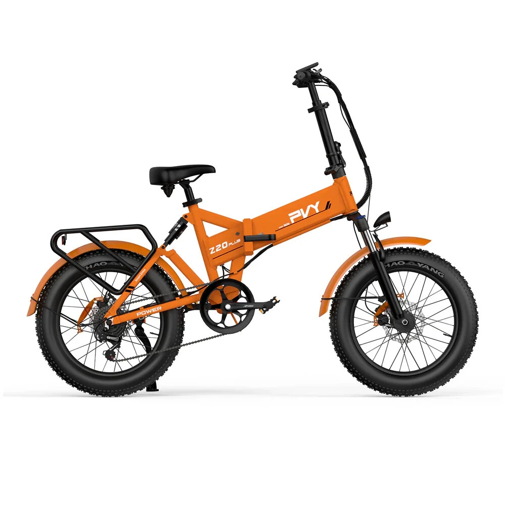 [EU DIRECT] PVY Z20 PLUS 1000 Electric Bike 48V 16Ah Battery 1000W Motor 20*4.0inch Fat Tires 80-120KM Mileage Range 150KG Max Load Folding Electric Bicycle