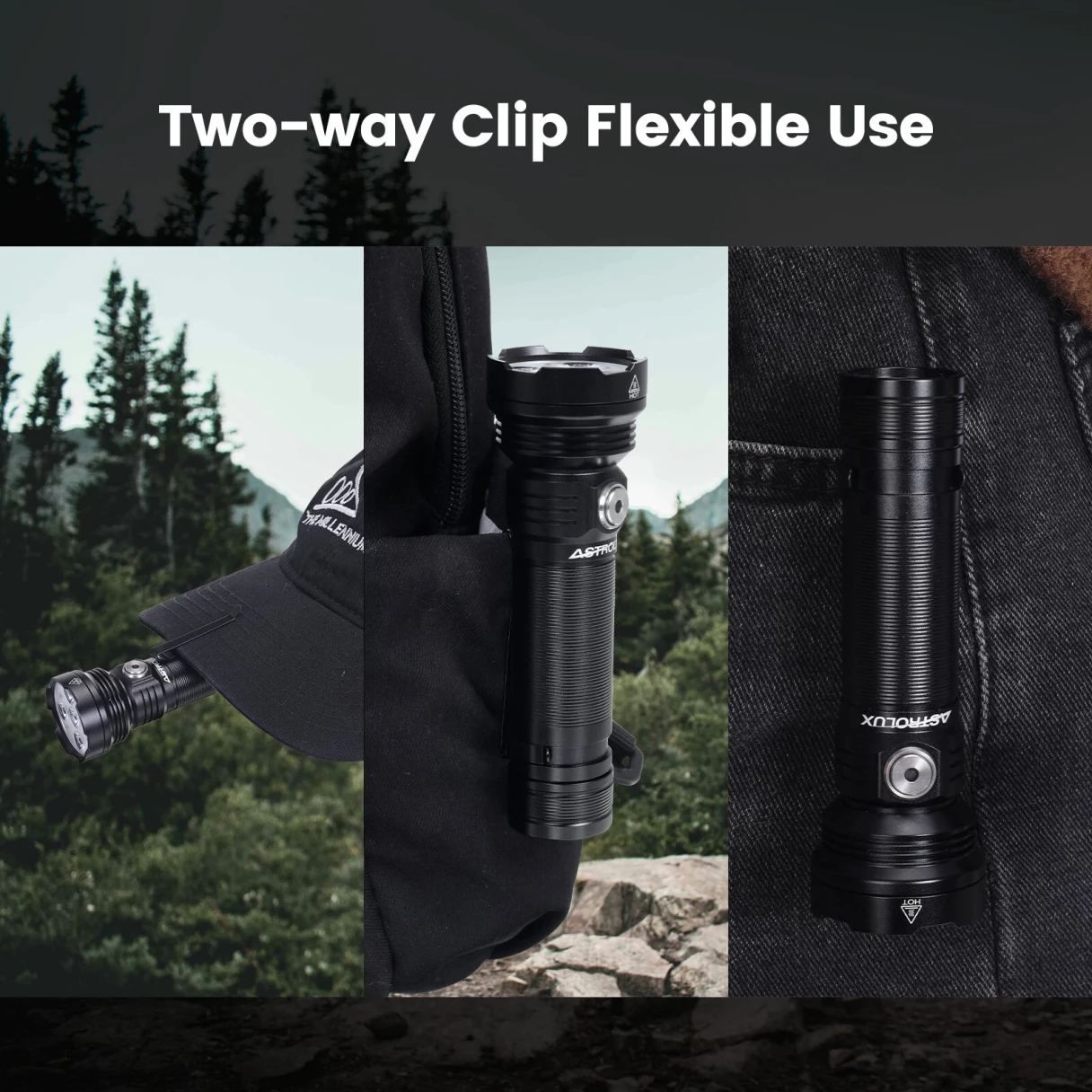 Astrolux® EP05 5* LH351B 2500LM Super Bright LED Flashlight With 21700 Battery Type-C Fast Rechargeable High Performance Portable Torch Outdoor Activitives LED Light