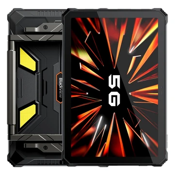 Blackview Active 12 Pro Rugged Projector Tablet MediaTek Dimensity 7300 12GB/16GB RAM 512GB/1TB ROM 5G LTE WIFI6E 11 Inch Andriod 15 30000mAh Battery 50MP+108MP Camera Fingerprint IP68 IP69K