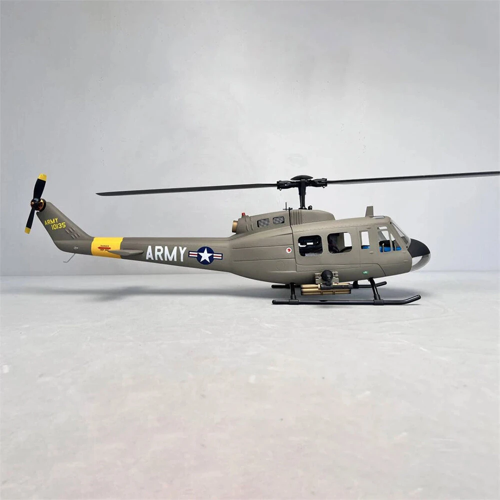ROBAN 470 Class UH-1D 2.4G 10CH GPS Stabilized Scale Flybarless RC Helicopter RTF With X2 Flight Controller