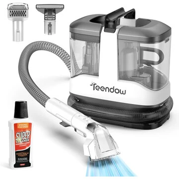[EU Direct]Teendow C3 450W Portable Carpet Cleaner Vacuums 12kpa c5 Spot Cleaner For Carpet And Sofa Pet Stain Remover with Dual Water Tank System